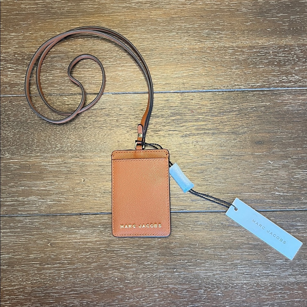 Marc Jacobs Groove Leather Luggage Tag